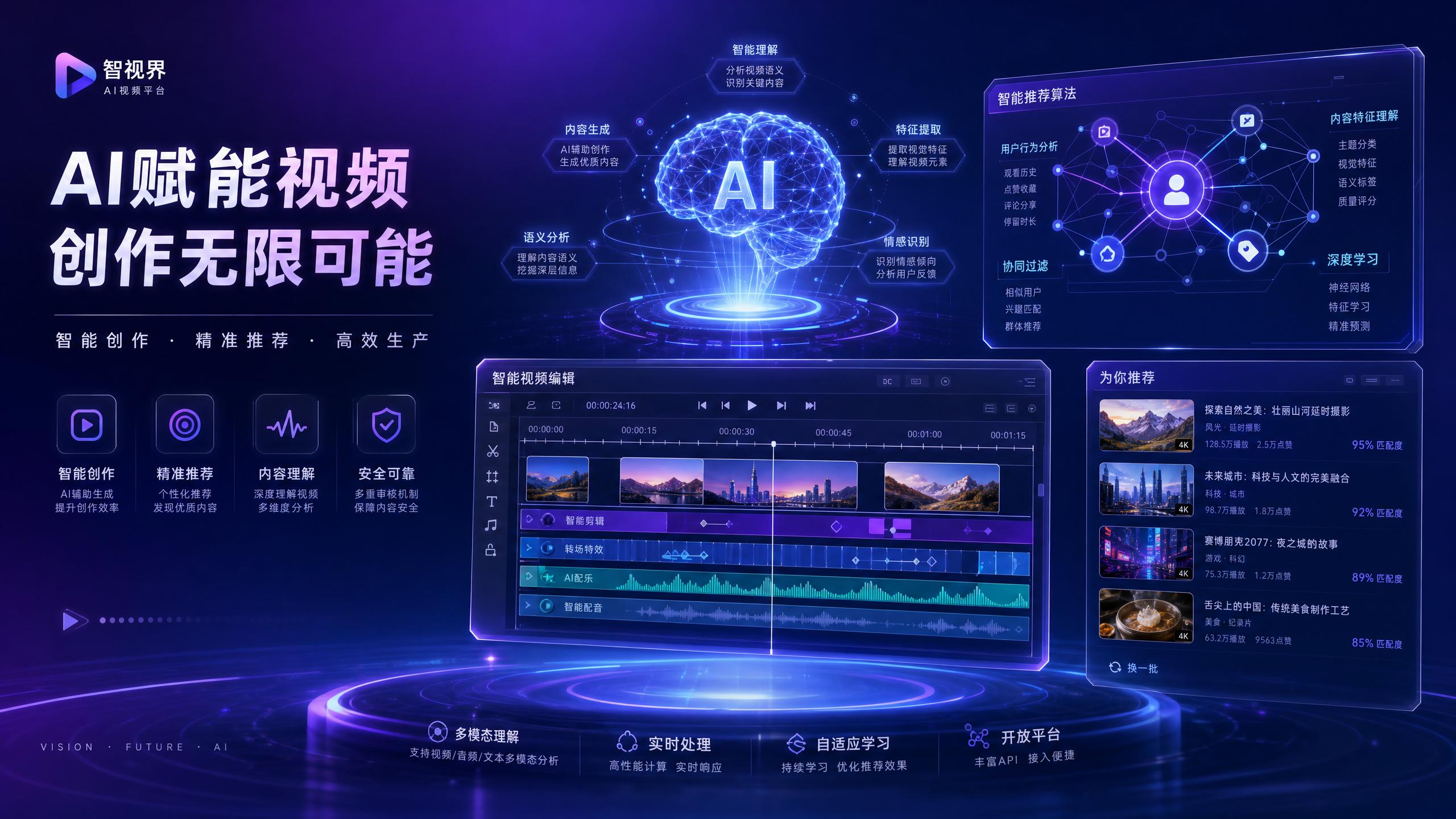 高清视频-AI赋能视频制作演示智能场景设计全流程